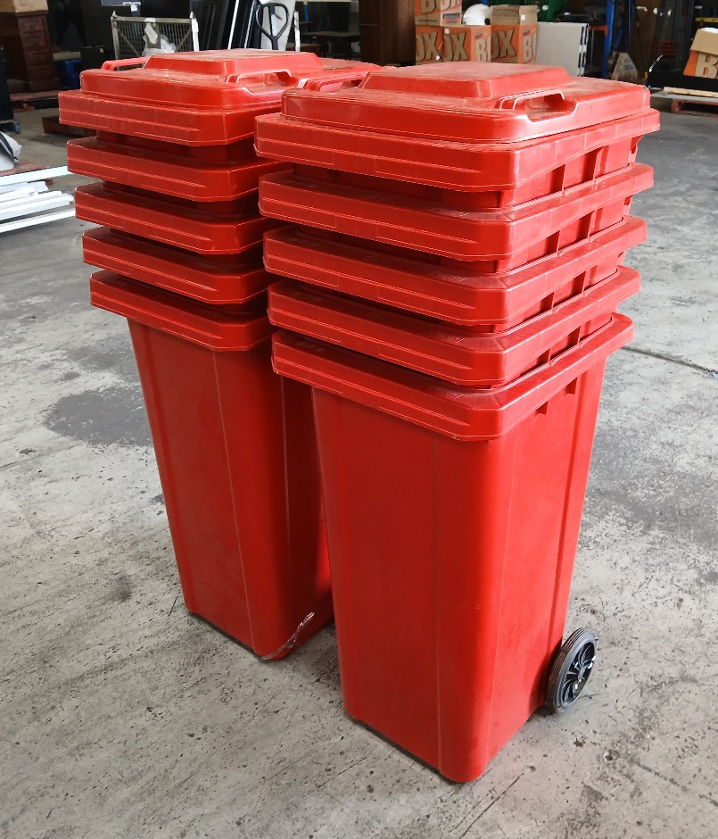 Unused 120L Rubbish Bin, Qty x10