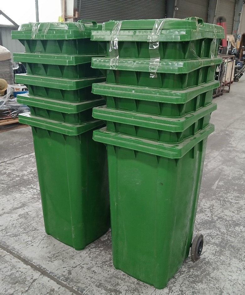 Unused 260L Rubbish Bin, Qty x10