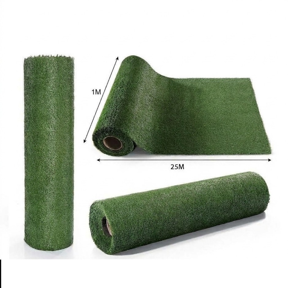 Unused 1Mx25M Synthetic Turf