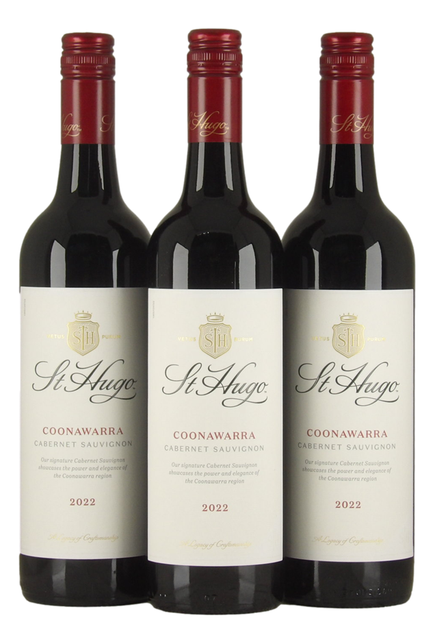 St Hugo Signature Cabernet Sauvignon 2022 (3x 750mL). SA.