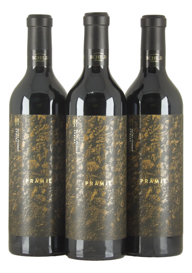 Schild Estate Pramie Limited Release Shiraz 2021 (3x 750mL). Barossa Valley