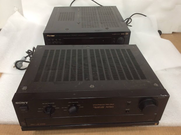 Pioneer VSX-D859TX Audio/Video Channel&Sony TA-F670ES Stereo(Lot of 2)