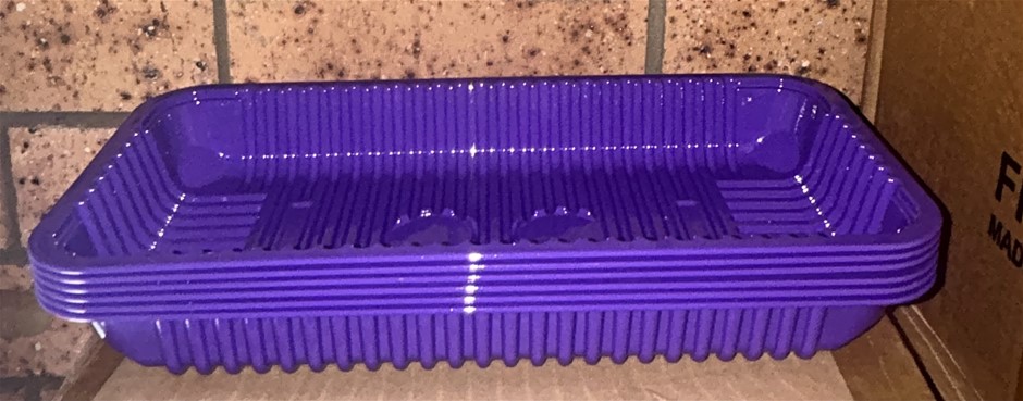 250x Plastic Trays (13x6x40)