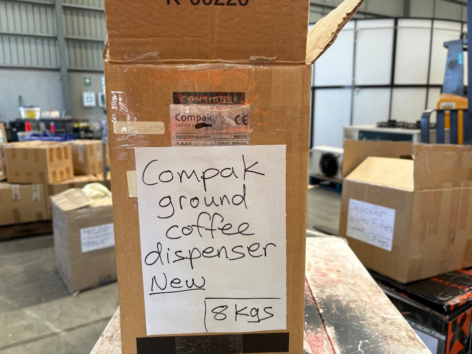 Compak Ground Coffee Dispenser - New