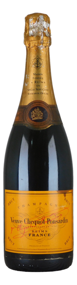 Veuve Clicquot Ponsardin Brut Champagne NV (1x 750mL), France.