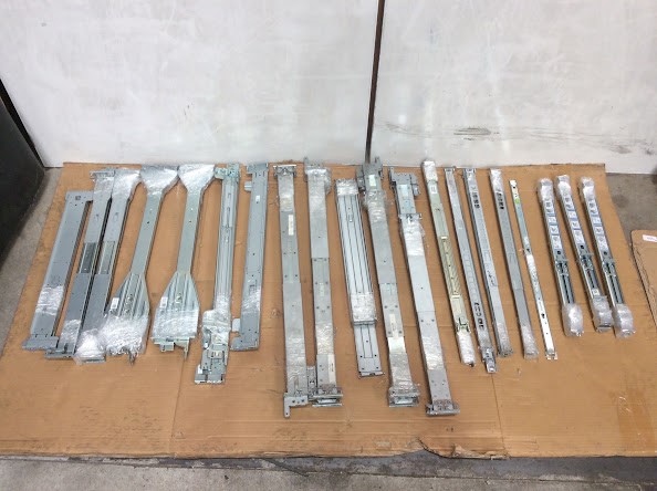 Mixed Brand and Model Rack Mount Rail Kit (Lot of 20)