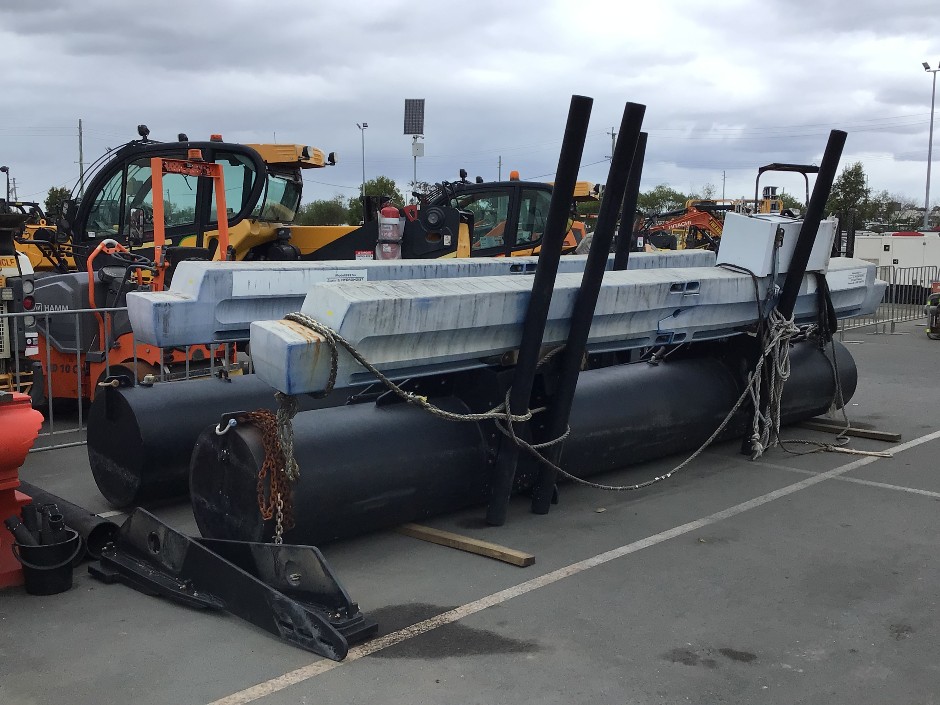 Pneumatic Floating Drydock Boat Lift System.