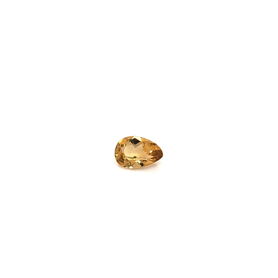 0.77 ct Pear Citrine Gemstone