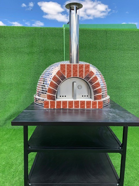 Premium Wood Fired Pizza Oven With Stand (2026 Unused)