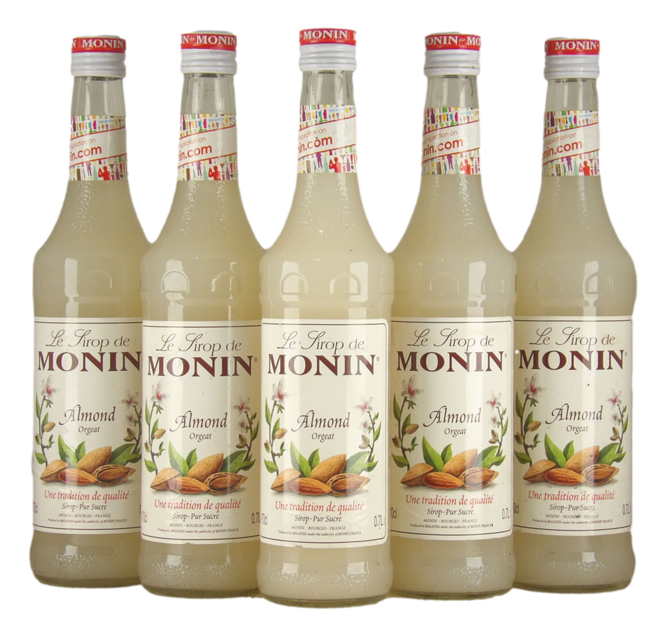 Monin Almond Syrup (5x 700mL).