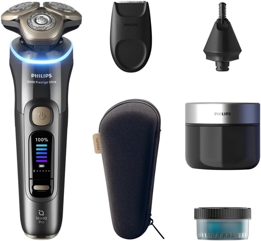 PHILIPS Series i9000 Prestige Ultra Electric Shaver (AU Version) with SkinI