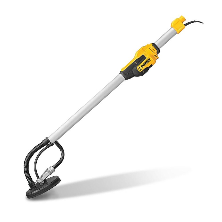 DeWALT 530W 225mm (8-3/4") Drywall Long Reach Sander.
