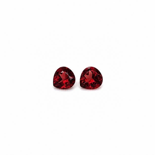 5 mm - 2 Pcs Pear cut Garnet