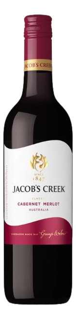 Jacob's Creek Classic Red Cabernet Merlot 2024 (12x 750mL), SEA.