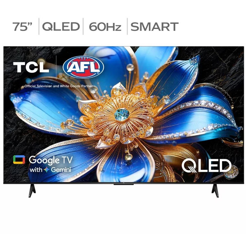 TCL 75 Inch QLED Google 4K UHD TV 75P7LS.