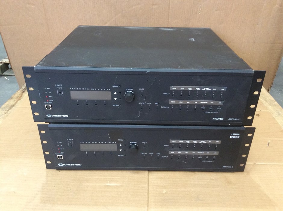 Crestron DMPS-300-C Professional Media System (Lot of 2)