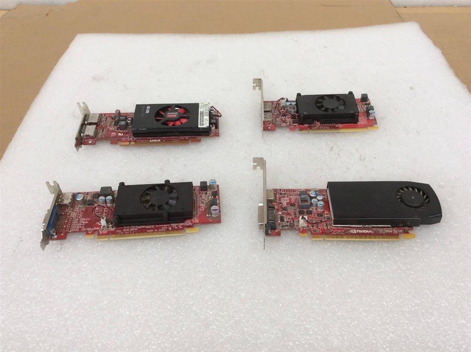 Assorted PCIe Graphics Cards (Lot of 4)