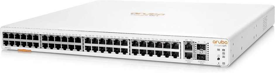 Aruba Instant On 1960 48-Port Gb Smart Network Switch-48x 1G 2X SFP+ 2x10GB