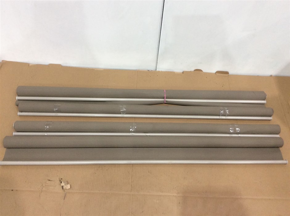 Generic Retractable Roller Blinds (Lot of 4)