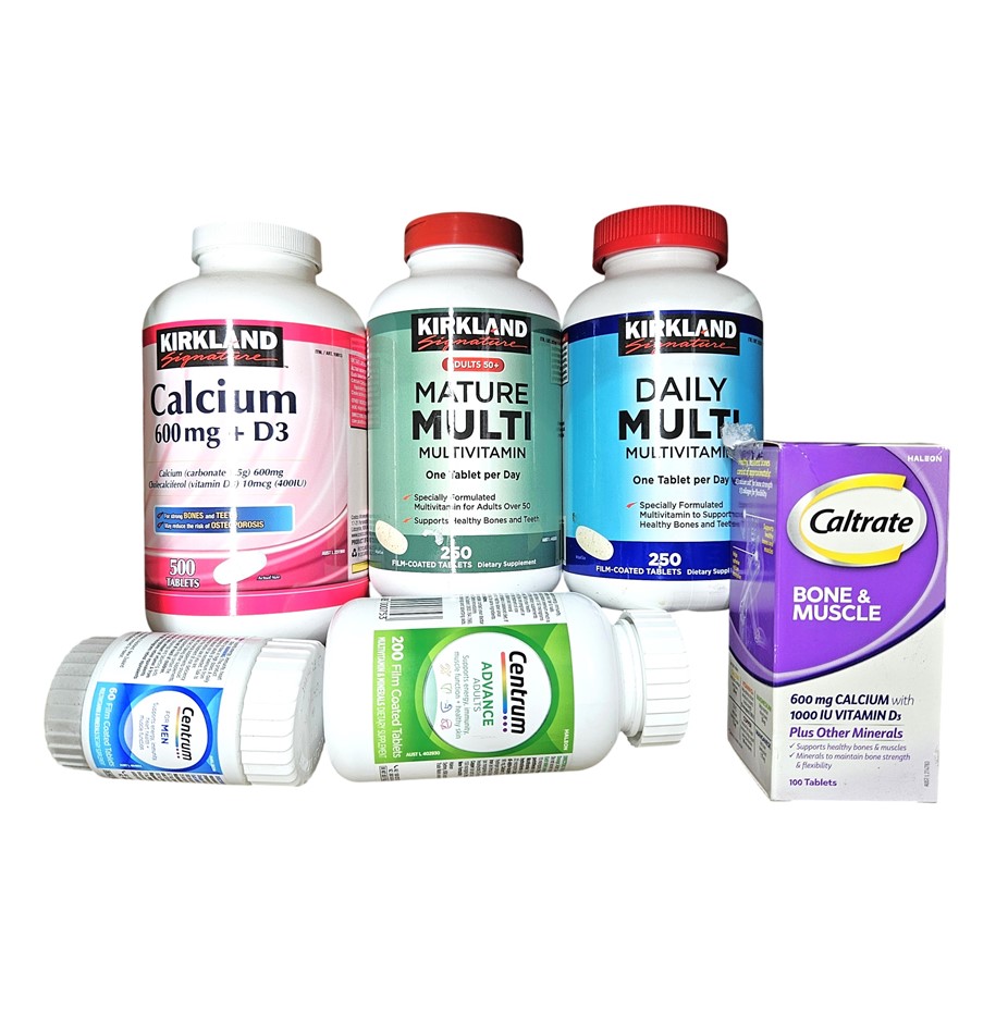 6 x Assorted Vitamin Packs, Incl: SIGNATURE, CENTRUM & More.