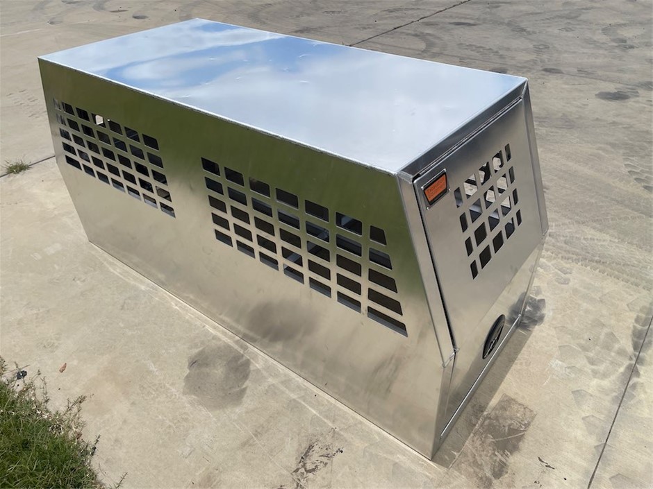 Heavy Duty Aluminium Dog Box for Ute(Unused)