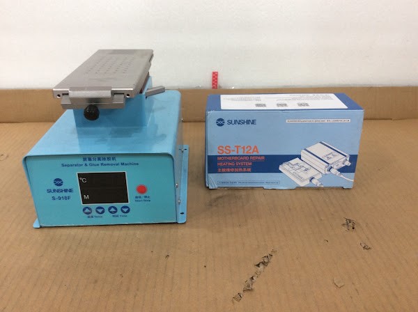 Sunshine S-918F Screen Separator & SS-T12A Repair Heater (Lot of 2)