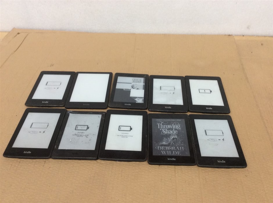 Amazon Kindle Mix Model E-Reader (Lot of 10)