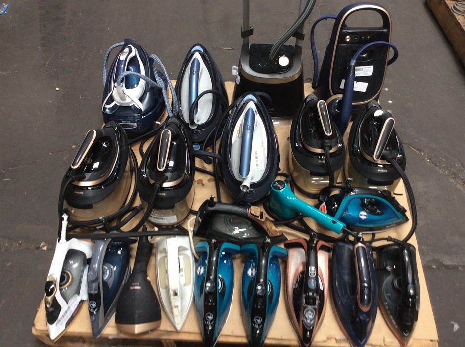 Mixed Steam Irons & Steam Generator Irons Lot