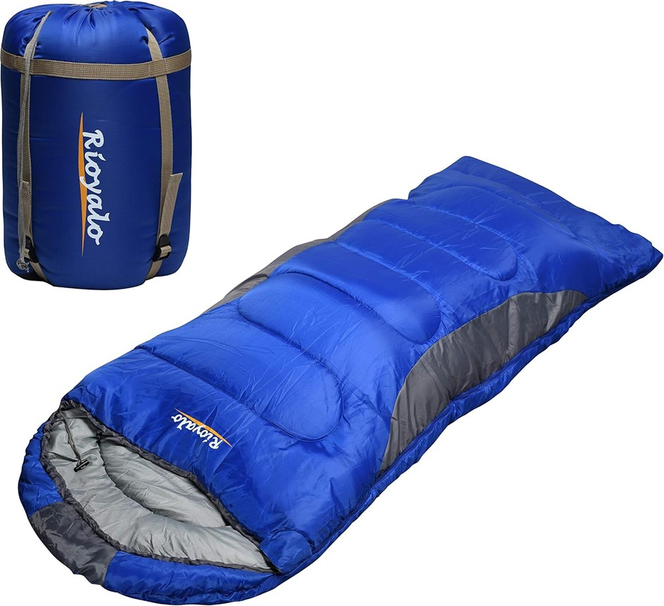 RIOYALO 0 Degree Winter Sleeping Bags for Adults, Cold Weather Camping.