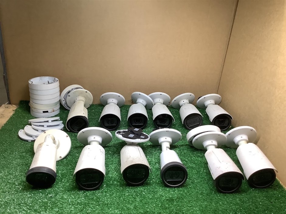 AXIS Mixed Models Bullet Security Cameras With Mounting Accessories