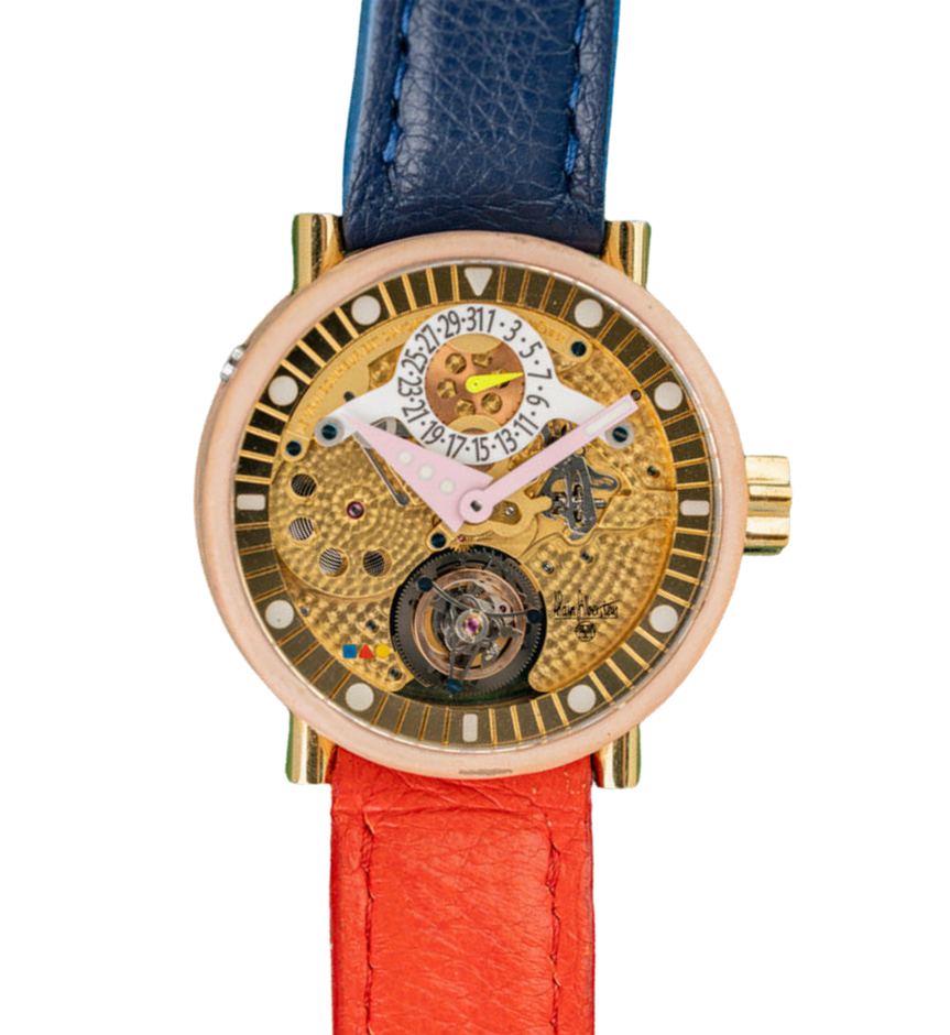 ALAIN SILBERSTEIN TOURBILLON VOLANT MANUAL 40MM STAINLESS STEEL BXP COA
