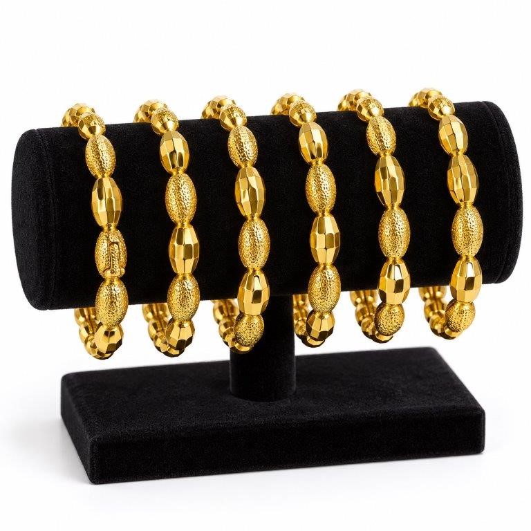 Jewelz Merchants Black Friday Special – 6 Bangles, 22K Gold-Plated