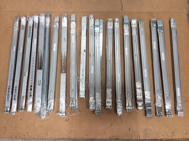 Mixed Brand and Model Sliding Rail Kit (Lot of 20)