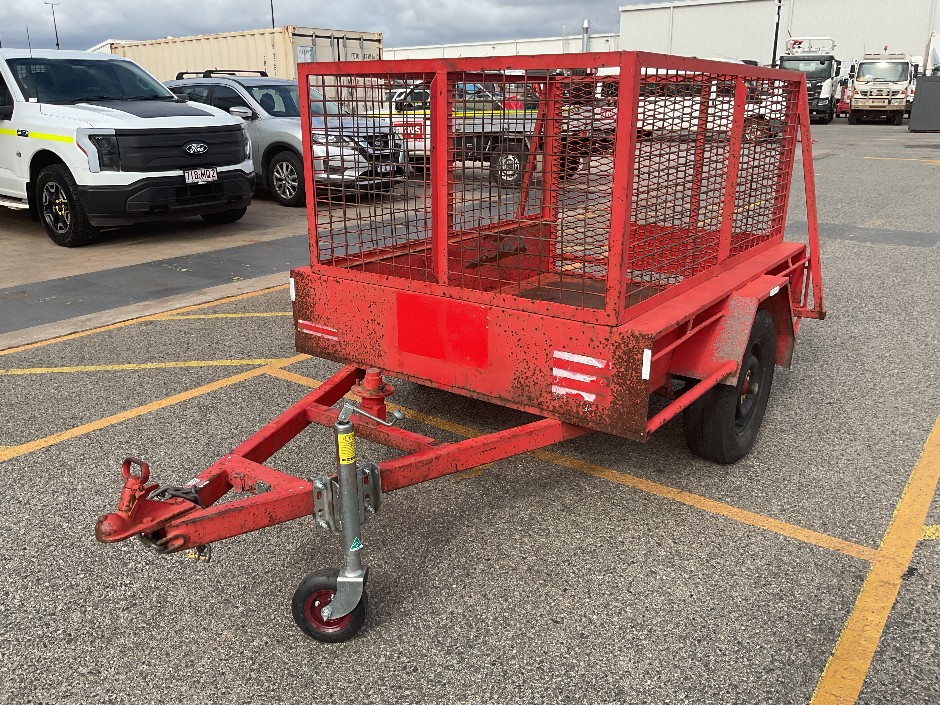 Single Axle Cage Trailer