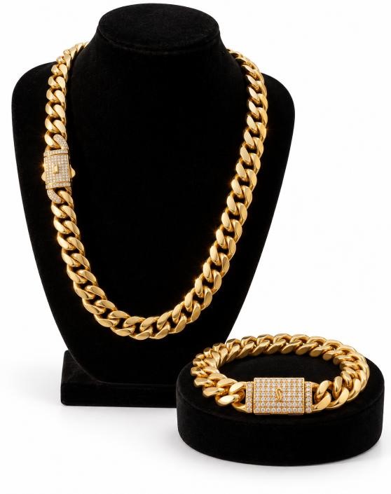 Jewelz Merchants Black Friday Special-set chain and bracelet