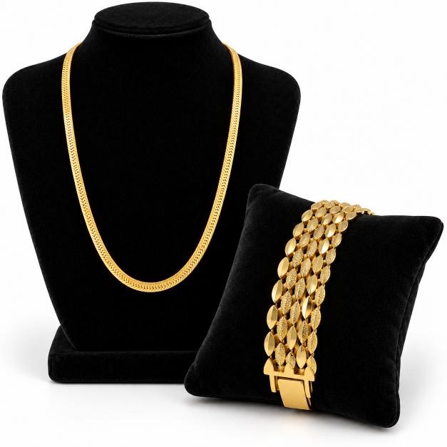 Jewelz Merchants Black Friday Special – Waterproof Chain & Bracelet Set