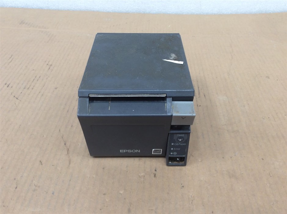 Epson TM-T70II M296A POS Thermal Receipt Printer Auction (0054-2589052 ...