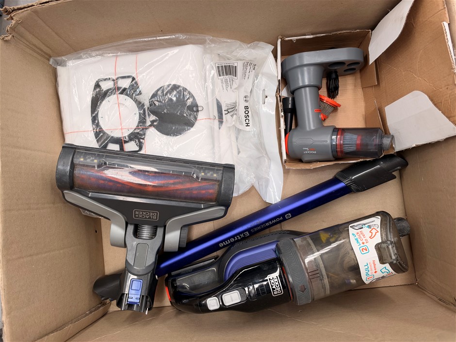 Assorted Box of Vacuums and Vacuum Filters. NB: Items may not be in origina