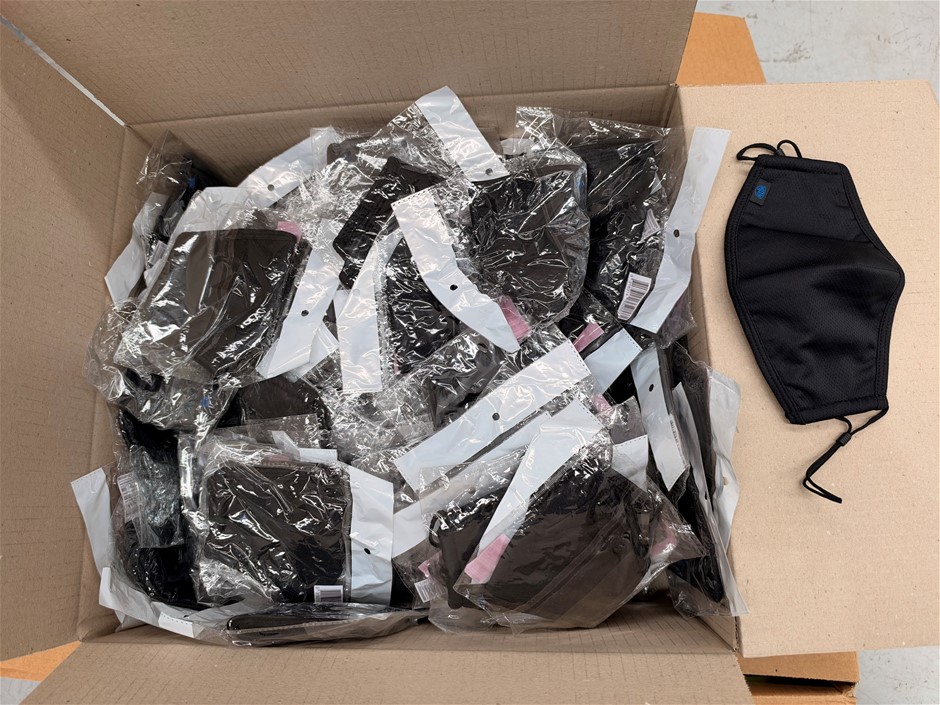 Box of Reusable Black Masks