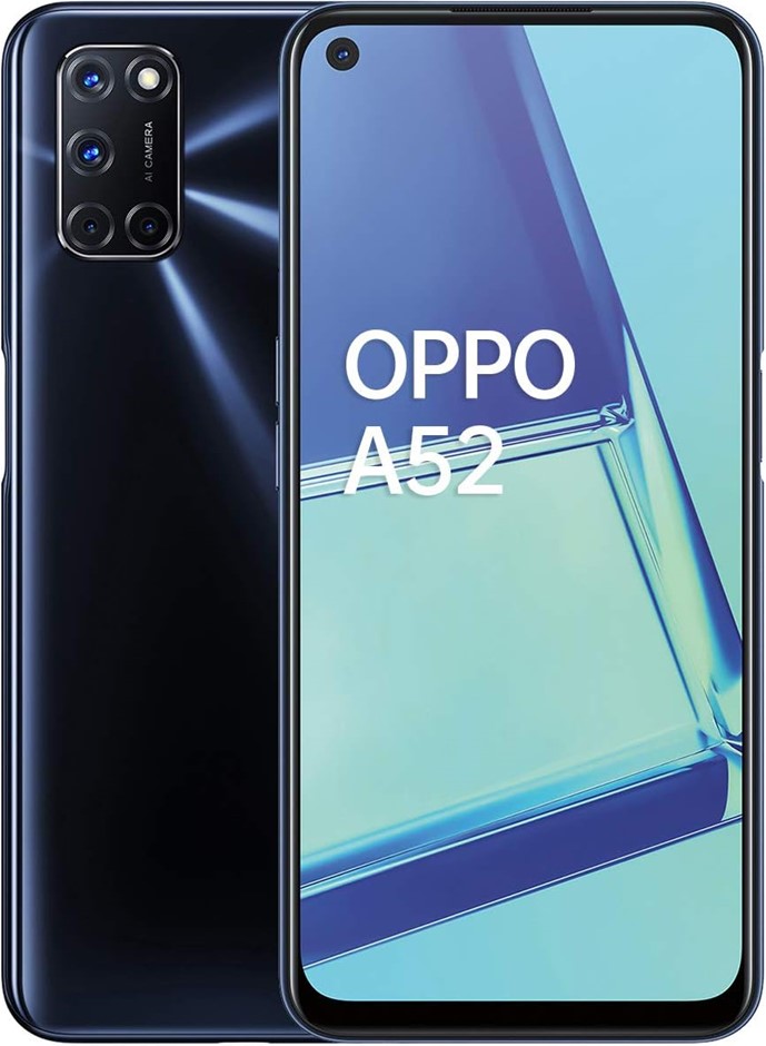 OPPO A52 - Smartphone 64GB, 4GB RAM, Dual Sim, Twilight Black. RRP: $579.00