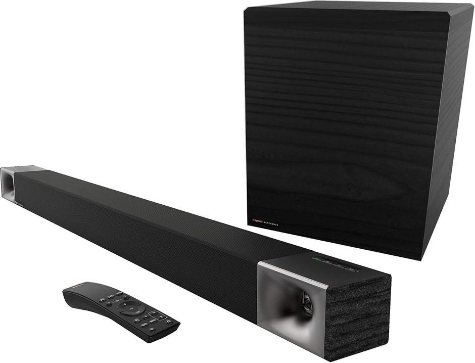 KLIPSCH  Cinema 600 Sound Bar 3.1 Home Theater System with HDMI-ARC for Eas