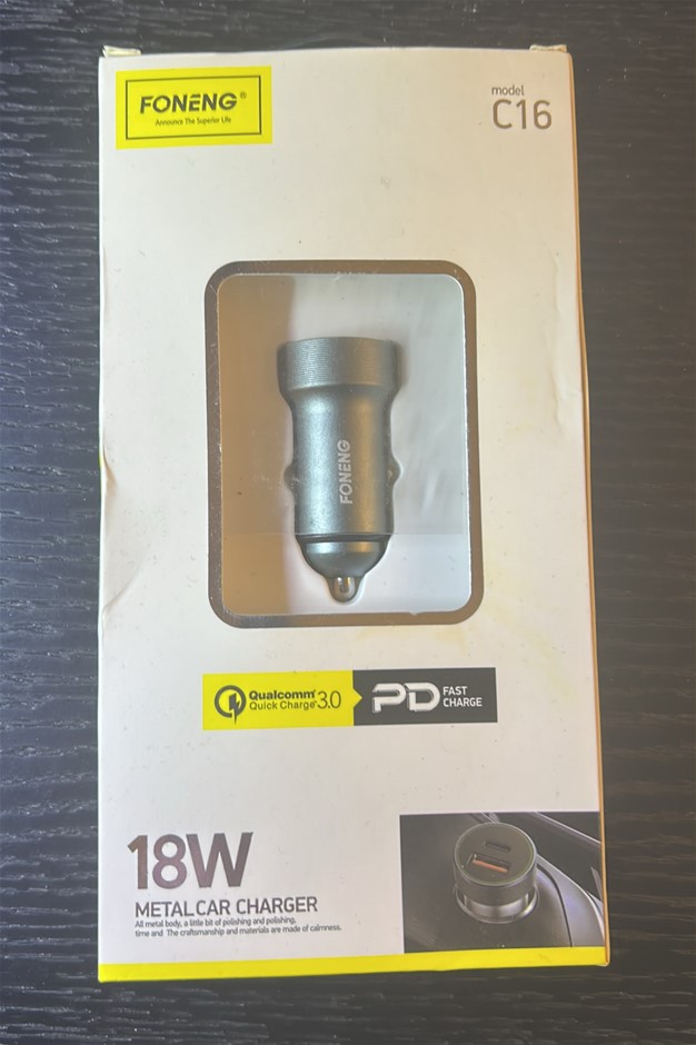 18W Metal Car Charger