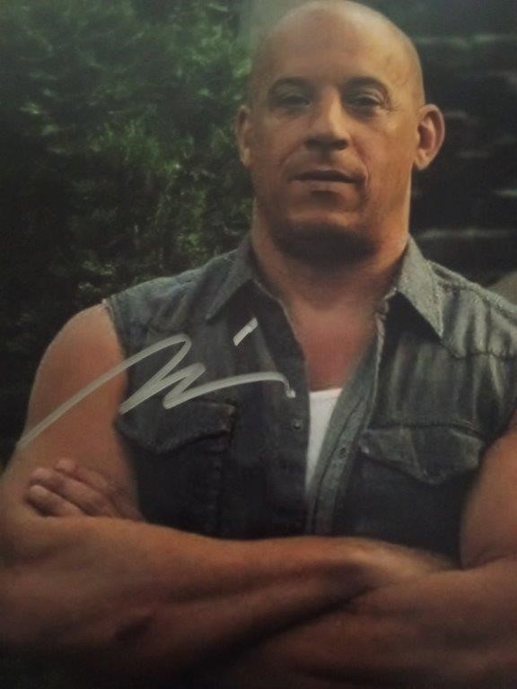 VIN DIESEL SIGNED 'FAST N FURIOUS'