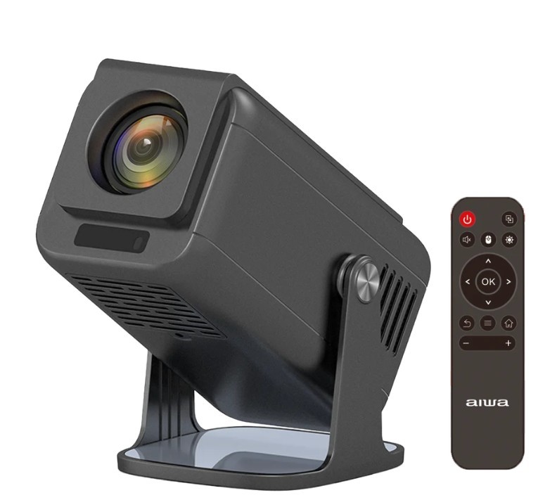 AIWA FHD Smart LED Projector | Full HD 1080p, 300 Lumens, WiFi, Bluetooth,