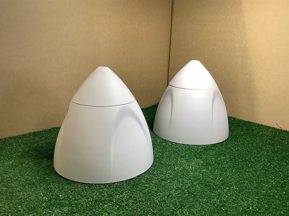 Crestron SAROS PD6T-W-T Pendant Speakers (Lot of 2)