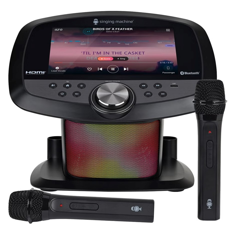 SINGING MACHINE Karaoke WIFI Vocal Hero.  Buyers Note - Discount Freight Ra
