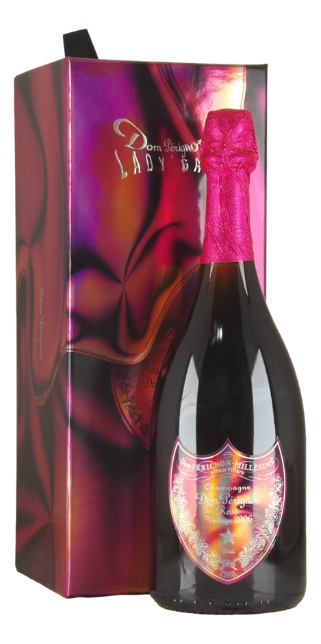 Dom Perignon Rose Lady Gaga Limited Edition 2006 (1x 750mL), Champagne