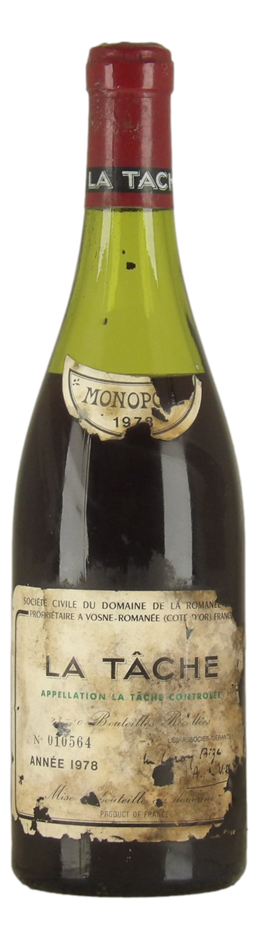 Domaine de la Romanee-Conti La Tache Grand Cru Monopole 1978 (1x 750mL)