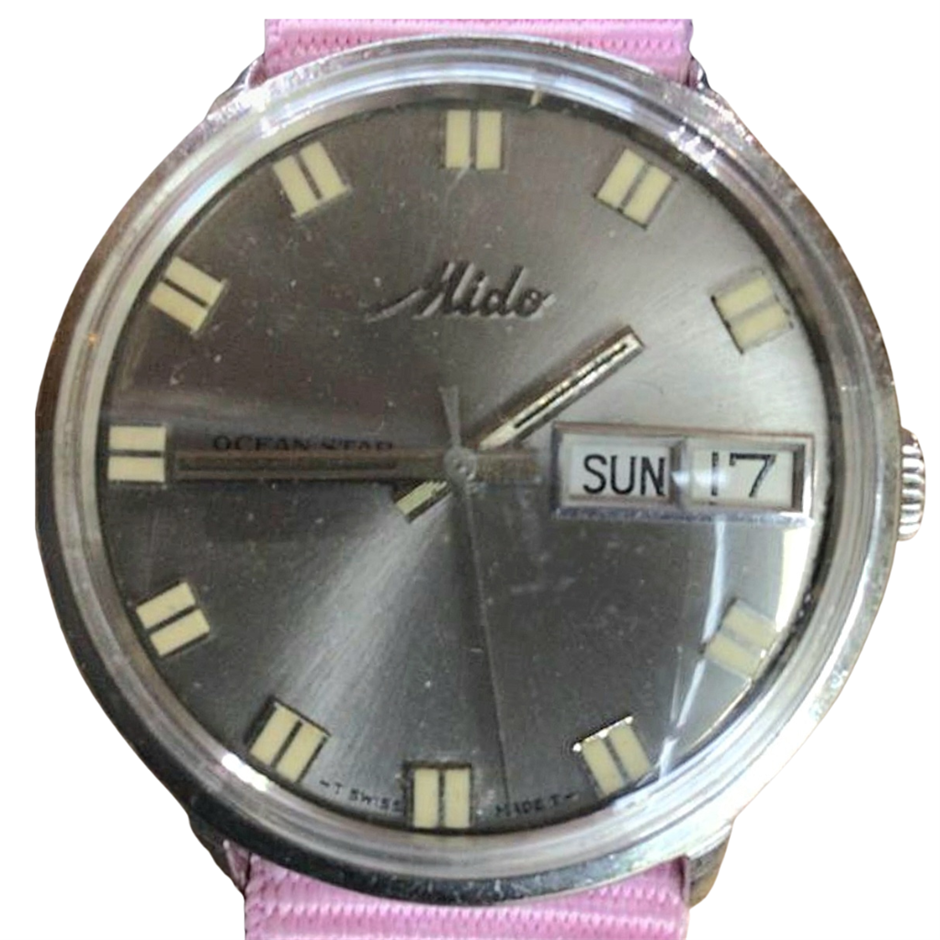 MIDO OCEAN STAR DATODAY AUTO 36MM STAINLESS STEEL REF 6009 SILVER WXO COA