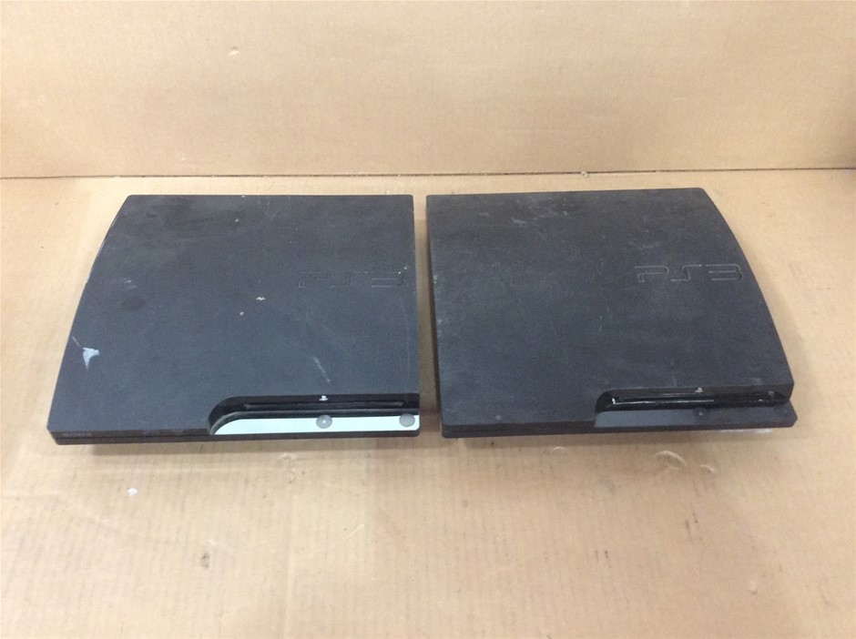 Sony PlayStation 3 CECH-3002B & CECH-2502A Game Consoles (Lot of 2)